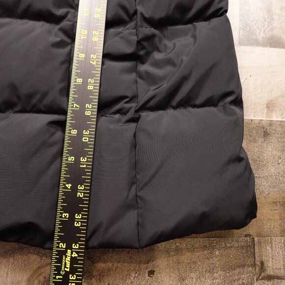Cole Haan Signature 32" Taffeta Down Puffer Coat w/ Hood Black Women’s XL - Picture 8 of 12
